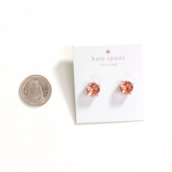 kate spade pink crystal stud earrings - Picture 4 of 4